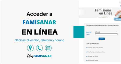 crear usuario famisanar colsubsidio|Famisanar en Línea 【 Acceso a Servicios 】2024